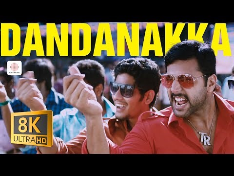 Dandanakka 8K/4K Video Song | Romeo Juliet | Jayam Ravi, Hansika | D. Imman