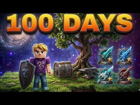 I Survived 100 Days on Skyblock Blockman Go 