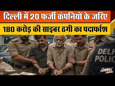 1 fraud bank Account ,20 फर्जी कंपनीयां और 180 करोड़ की ठगी दिल्ली में पकड़ा गया बड़ा Cyber Network