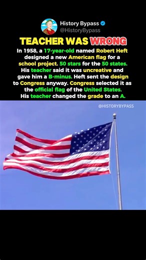 The Student Who Designed America’s Flag #shorts