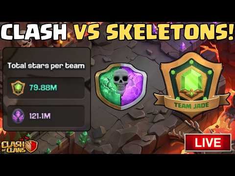 Team Jade is GETTING DESTROYED! LOCK IN RIGHT NOW! (Clash Of Clans LIVE)