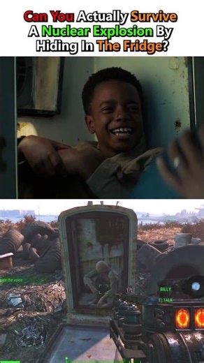 Can You Actually Survive A Nuclear Explosion By Hiding In The Fridge? #Fallout #FalloutTVShow