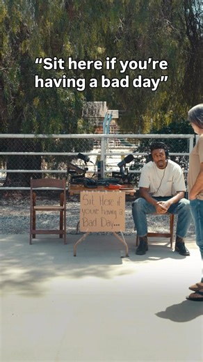 “Sit here if you’re having a bad day” #shorts