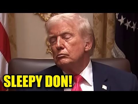 Trump STRUGGLES To Stay Awake In Meeting... WH Staff PANICS!!