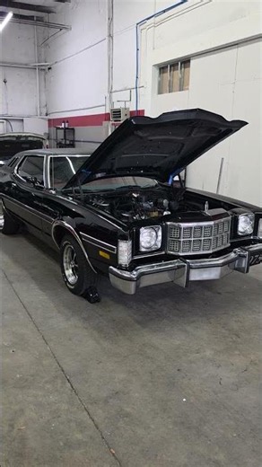 75 grand torino is in the shop