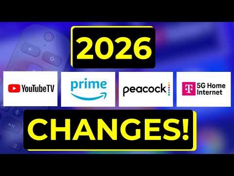 Big Streaming TV Changes for All of 2026!