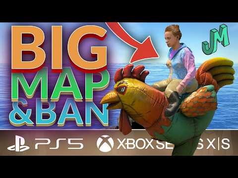 Big Map Update & Bans 🛢 Rust Console 🎮 PS5, XBOX