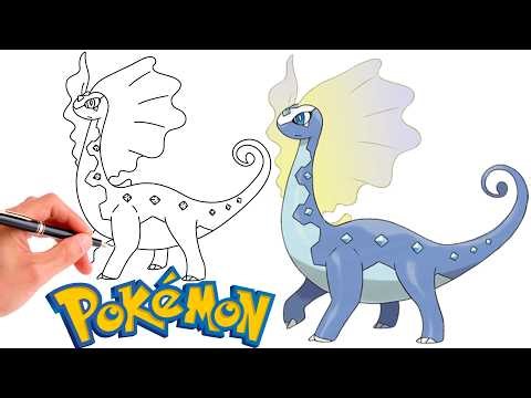 How To Draw AURORUS POKEMON #699 | Generation 6