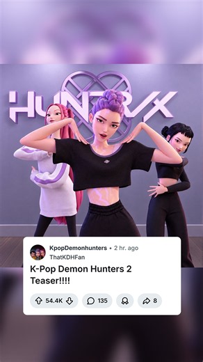 K-Pop Demon Hunters 2 Teaser!!? #kpopdemonhunters #huntrix
