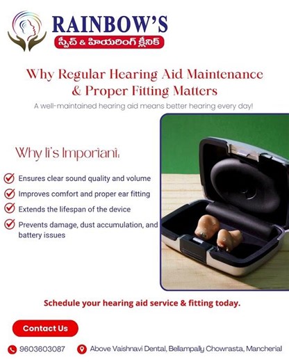 Why Hearing Aid Maintenance & Proper Fitting Matter | Best Speech Therapy clinic in Mancherial