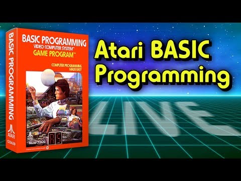 🔴 ATARI 2600 Basic Programming LIVE! - The Keypads, The Manual, and ALL