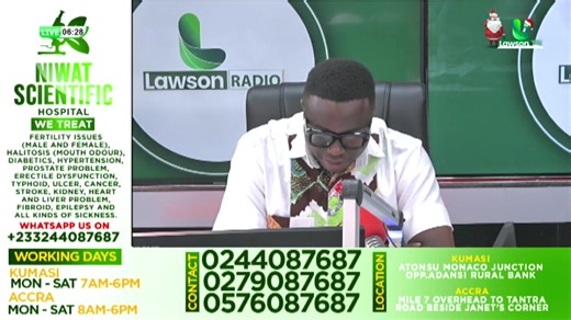 Lawson morning sports with King Eben Live on Lawson TV & 96.3 FM | Monday, 22nd December 2025 | Lawson TV