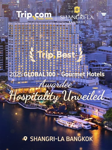 🎄 7 days until Christmas! Celebrate the festive season by the Chao Phraya River, where timeless Thai elegance meets a warm holiday glow. Honored as a Trip Best Global 100 – Gourmet Hotels, @shangrilabkk invites guests into a serene riverside sanctuary of refined Thai luxury, featuring spacious balconies with Chao Phraya River views✨and a beautiful riverside bar with stunning scenery🍸—perfect for sunset moments and festive nights by the water. 📍 Shangri-La Bangkok, Thailand 👍 Follow us for mo