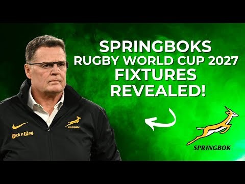 Springboks' Rugby World Cup 2027 Fixtures Revealed