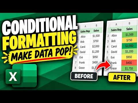 How to Use Conditional Formatting in Excel | Step-by-Step