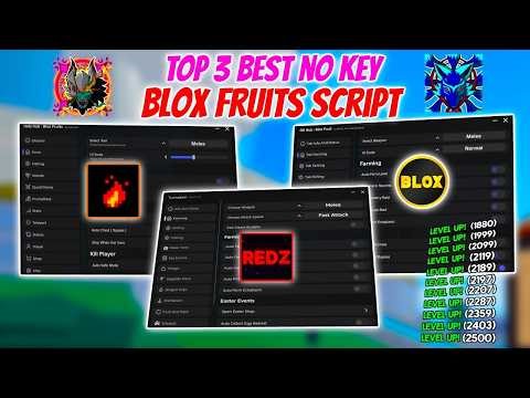 [TOP 3] Blox Fruits Script No Key – Auto Farm, Sea Events, Mastery, PvP & Auto Bounty