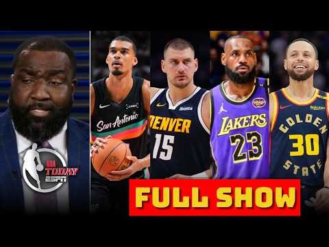 NBA TODAY | Warriors rollin over Suns? LeBron & Lakers survive vs Rockets? Wemby or Jokic win West