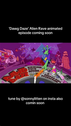 18-Hour Alien Rave Animation Loop