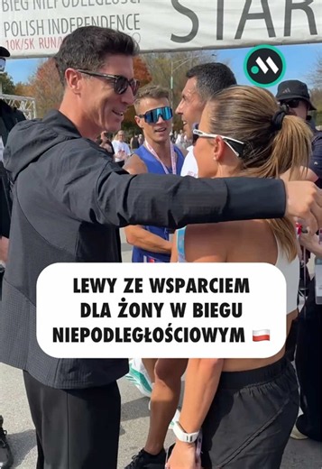 Anna Lewandowska wzięła udział w Biegu Niepodległościowym w Chicago 🇵🇱 Robert Lewandowski obecny ✊
