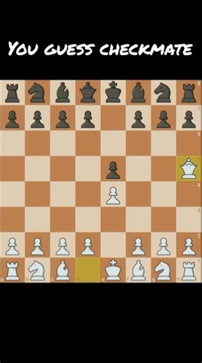 Fastest Checkmate in Chess ⚡ Fool’s Mate in 3 Moves