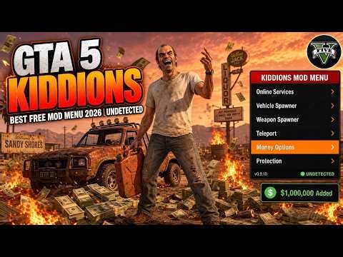 [NEW] GTA 5 Mod Menu PC 2026 / Free Kiddions Cheat, Money Hack & Online Mods (WORKING)