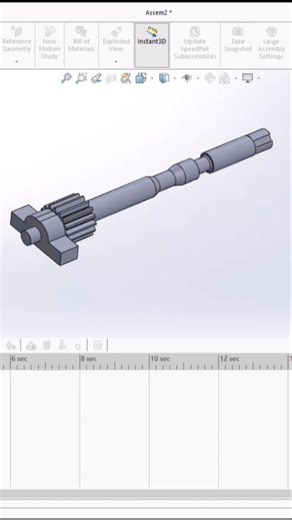 SPUR GEAR DESIGN AND ASSEMBLY IN SOLIDWORKS | PART ASSEMBLY IN SOLIDWORKS | SPUR GEAR DESIGN