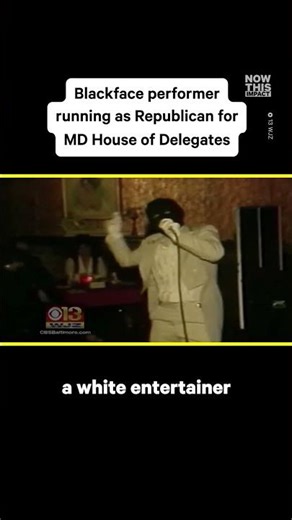 Blackface Performer Runs for Maryland House