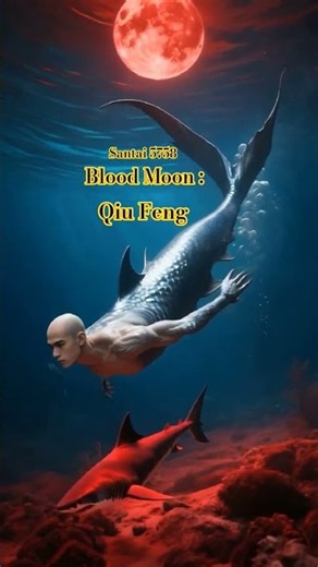 Blood Moon : Qiu Feng - Merman // Santai 5758 #merman #duyung #qiufeng #인어