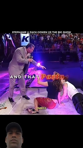 Stephanie McMahon vs the Big show WWE wrestlers match shortvideo youtube video 📸