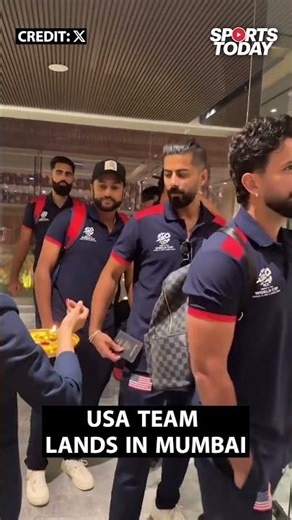 USA cricket team arrive for T20 World Cup 2026 |Sports Today