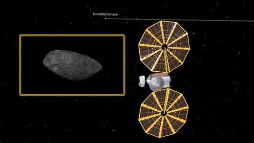 Learn about: NASA's Lucy spacecraft flyby with asteroid Donaldjohanson