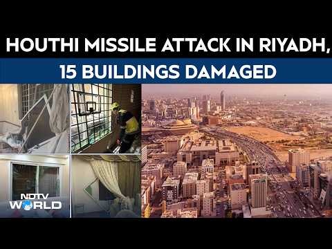 Houthi Missiles Intercepted Over Riyadh, Falling Debris Injures Four And Damages 15 Buildings