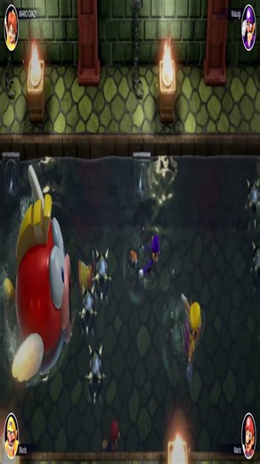 Mario Party Superstar Escape the Giant Fish Before It's Too Late