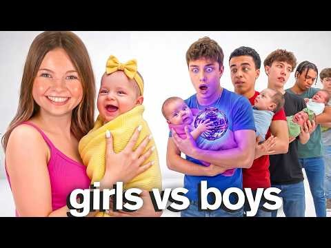Boys vs Girls - Who's The Better Parent? (SHOCKING WINNER) | Jordan Matter & Salish