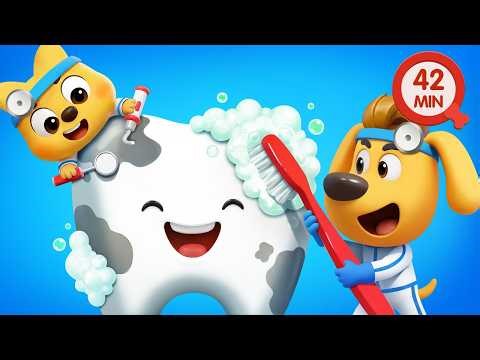 Brush Your Teeth | Good Habits for Kids | Useful Story | Cartoon | Sheriff Labrador