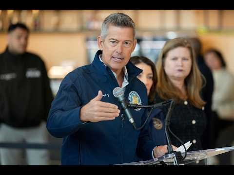 Watch live: Sean Duffy unveils air traffic changes