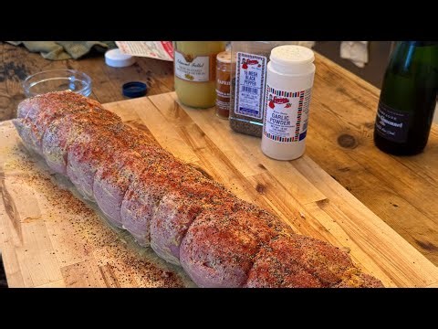 NuNu’s Boudin stuffed pork loin - Texas style 😋😋