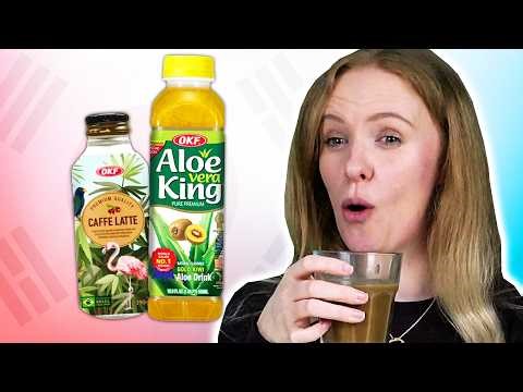 Irish People Try Korean OKF Drinks