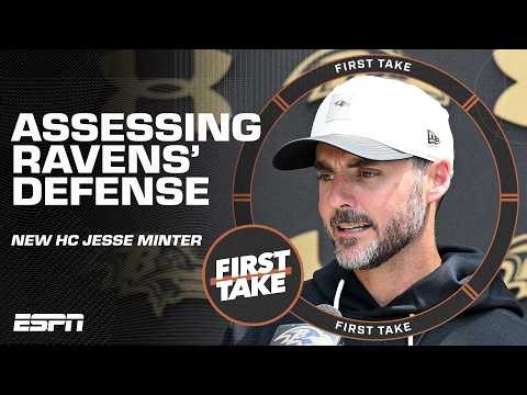 Assessing the Ravens' defense under new head coach Jesse Minter 🧐 | First Take