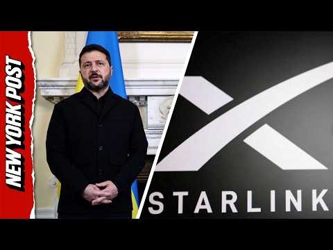 Zelensky Raises Starlink Concerns as Ukraine’s Partnership With US Faces Questions