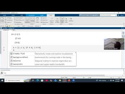 LECTURE SERIES ON MATLAB: MODULE III