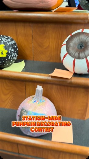 We're doing a station wide pumpkin decorating contest! Who's your favorite? #wishtv #Halloween #Pumpkin #pumpkindecoratingcontest
