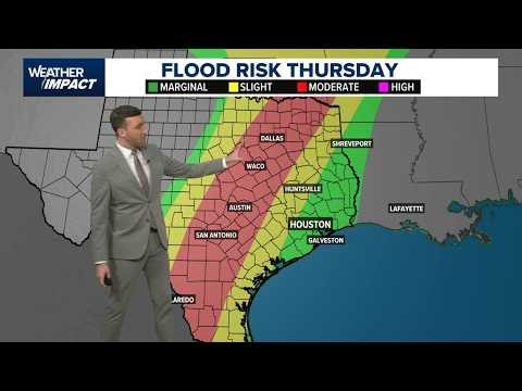 Houston weather: How Polo’s moisture will affect rain chances and Thursday’s Texas flood risk