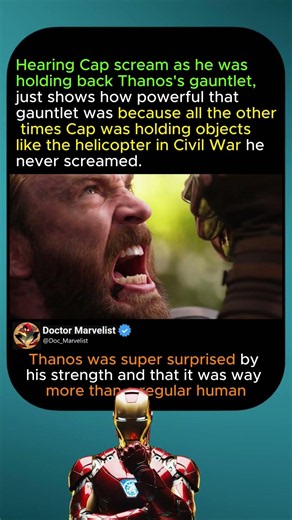 Cap wasnnt even a match for Thanos but still surprised him!!