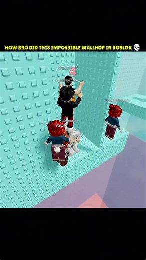 How bro Did the Impossible Wallahop in Roblox 😱 #roblox #fyp