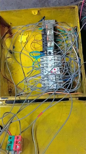 ⚡Electrical Control Box Wiring 🔥 Full Control System Setup | Industrial Panel Shorts #viral