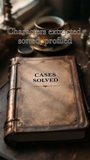 Live demo Saturday: a cozy fantasy manuscript to a complete story bible.