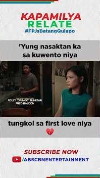 'Yung nasaktan ka sa kuwento niya tungkol sa first love niya | Kapamilya Shorts