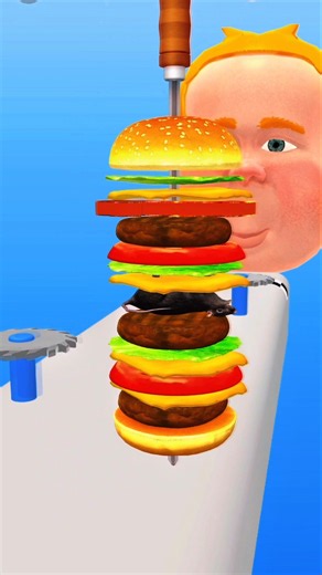 Hamburger Stack Lvl.19 #shorts​ #gameplay​ #games​ #gaming​