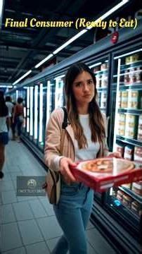 Ready To Eat Pizza making process inside the Factory #factoryprocess #informative #ytshorts #raw